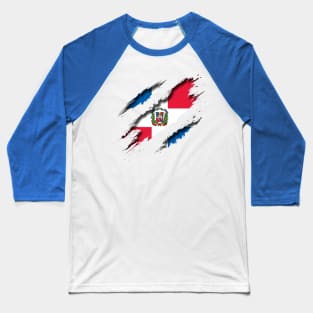 Dominican Republic Shredding Baseball T-Shirt